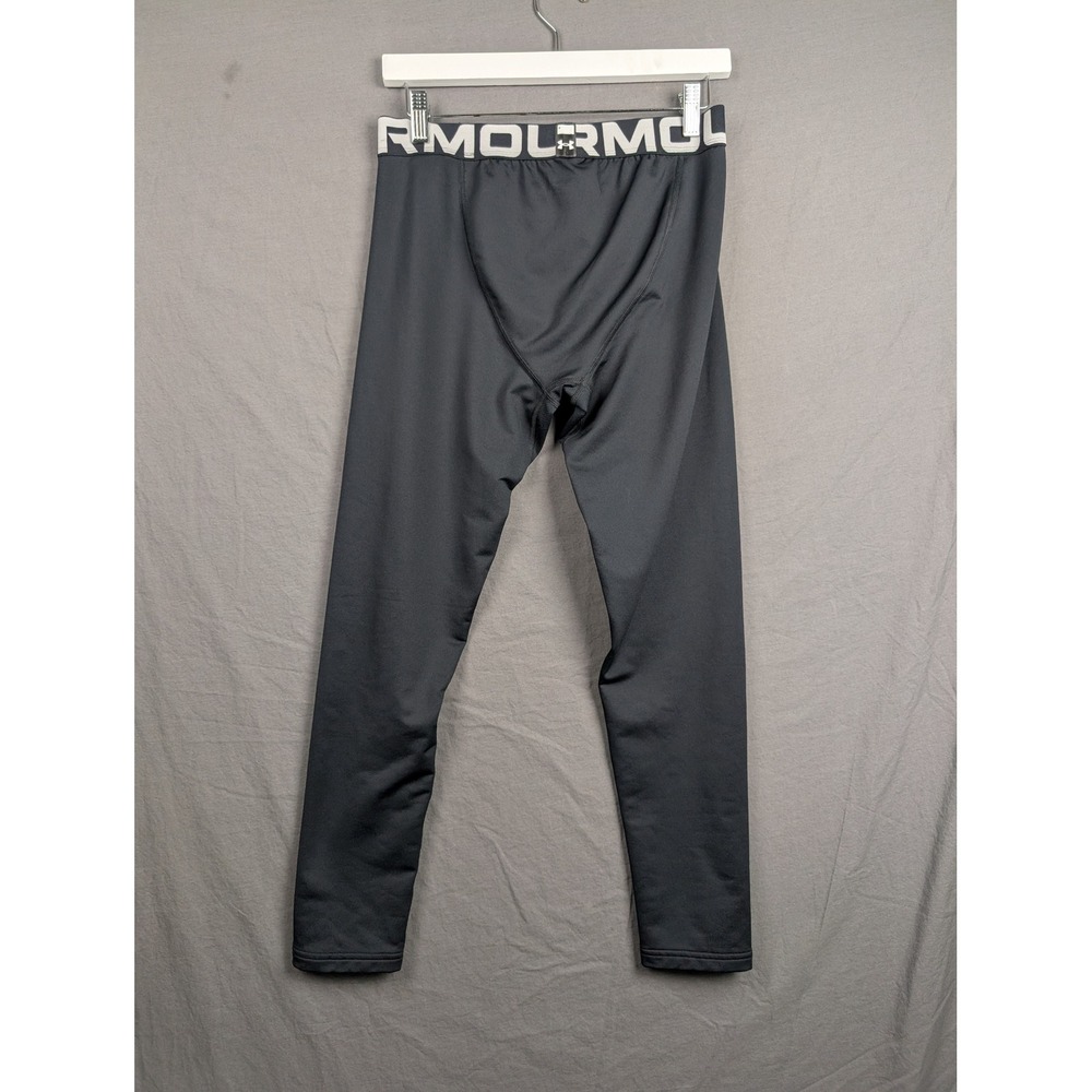 Under Armour ColdGear Fitted‎ Compression Leggings Youth XL Black Athletic Pants